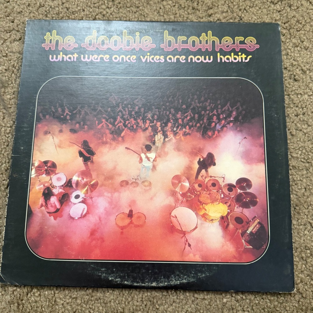 The Doobie Brothers What Were Once Vices Are Now Habits Vinyl Record Jacket 1974